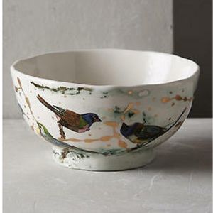 NWT Anthropologie Dreambirds Bowl Ruan Hoffmann